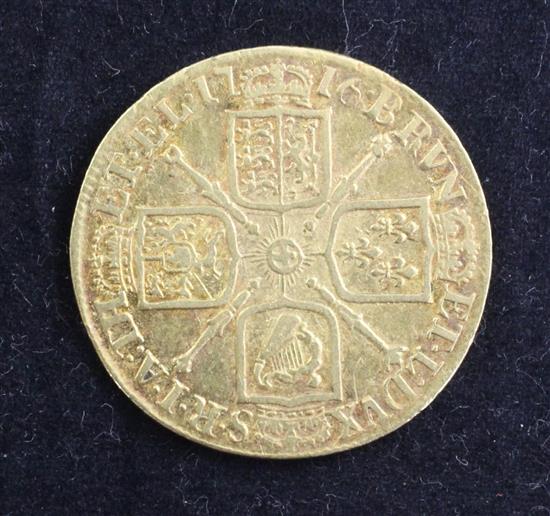 A George I gold guinea, 1716,